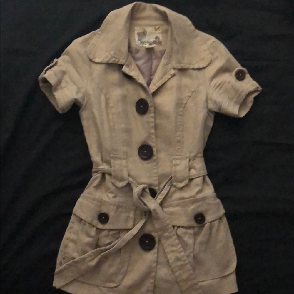 Lined linen jacket